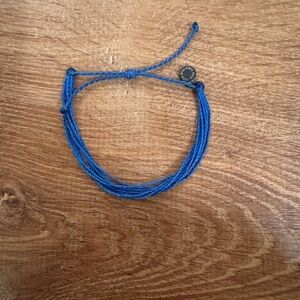 Pura Vida blue pull tie bracelet​​​